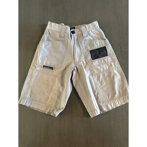 Vintage Y2K Lee Pipes Shorts Boys Youth Size 8R 18” Khaki Skate Cargo Grunge 90s